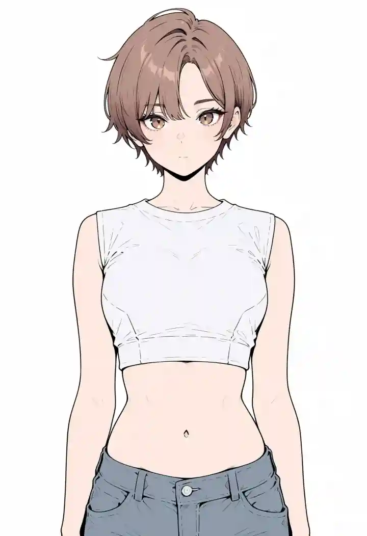 クロップトップ（crop top）