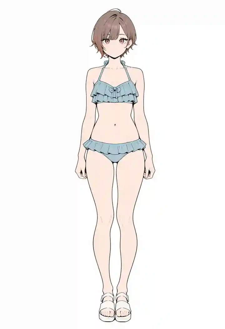 フリルビキニ（frilled bikini）