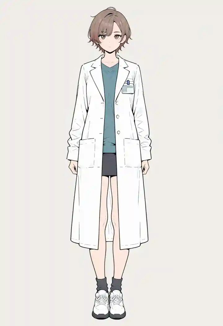 白衣（lab coat）