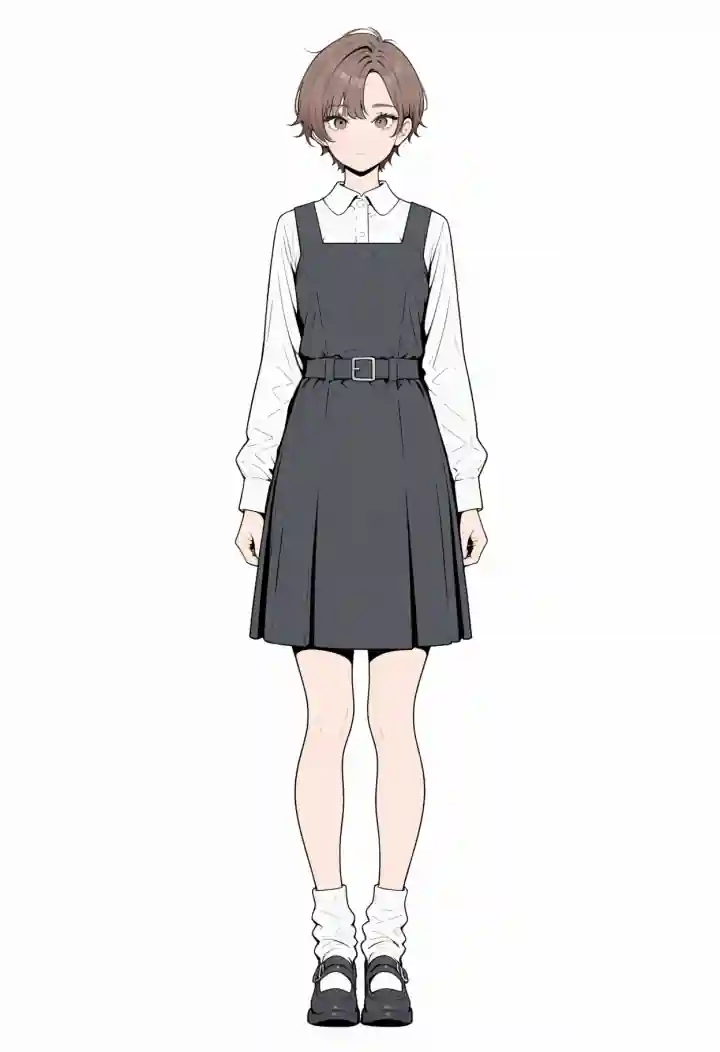 ジャンパースカート（pinafore dress）