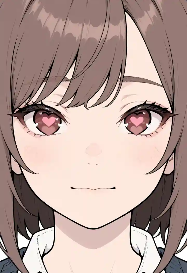 ハート目（heart-shaped eyes）