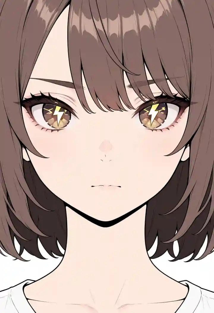 稲妻型の瞳孔（lightning bolt-shaped pupils）