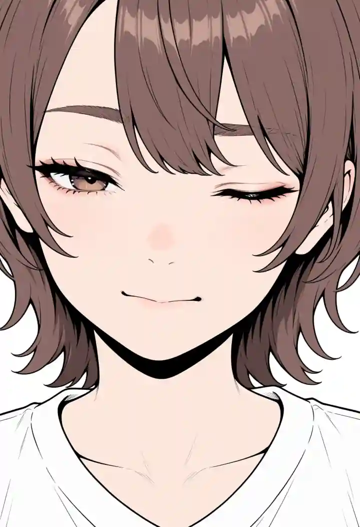 ウィンク（one eye closed）