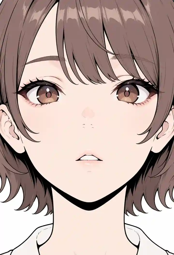 薄く開いた唇（parted lips）