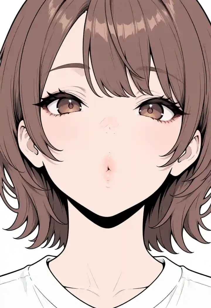 すぼめた唇（puckered lips）
