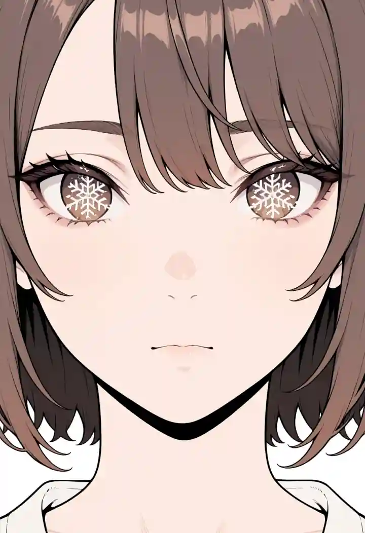 雪の結晶型の瞳孔（snowflakes-shaped pupils）