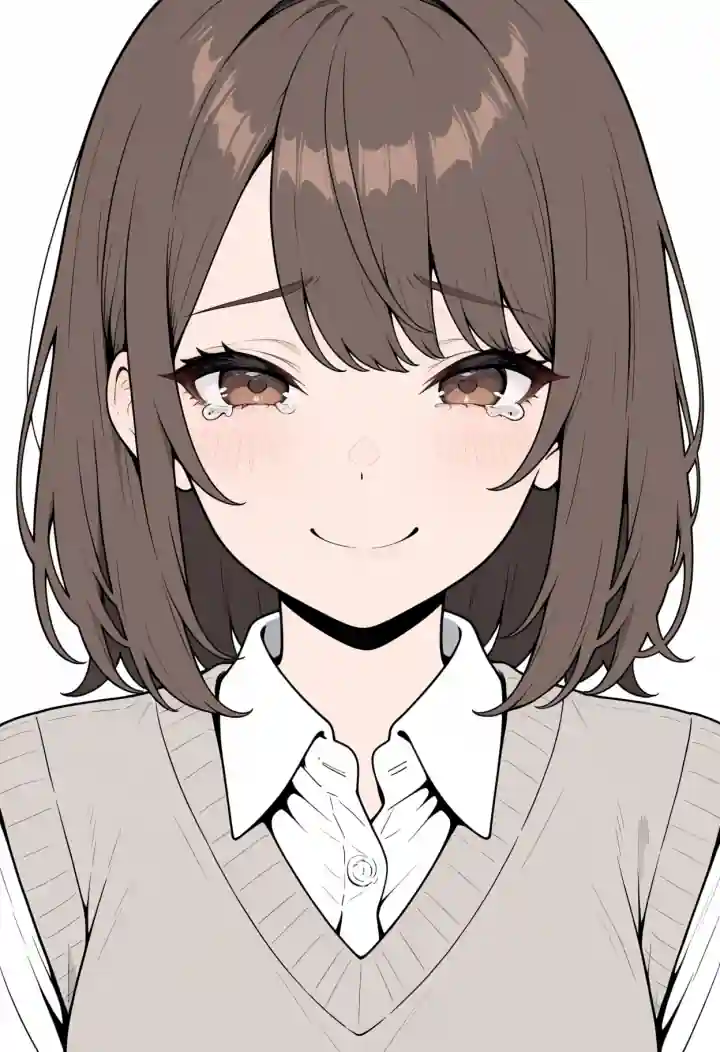 泣き笑い（tearful smile）