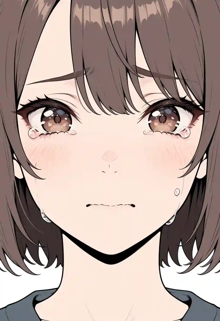 涙目（teary eyes）