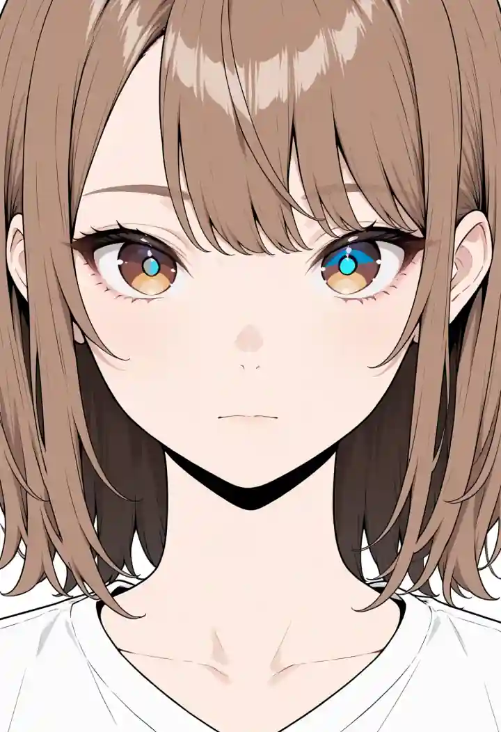 ツートンの目（two-tone eyes）