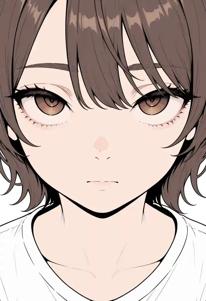 上目遣い（upturned eyes）