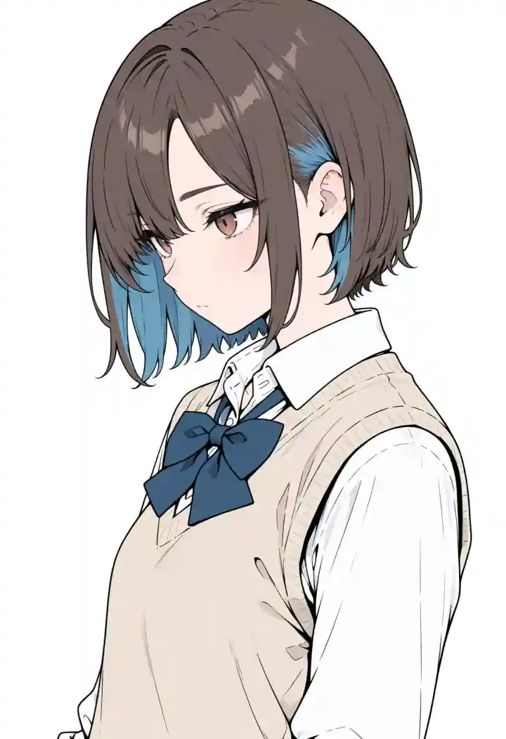 インナーカラー（colored inner hair）