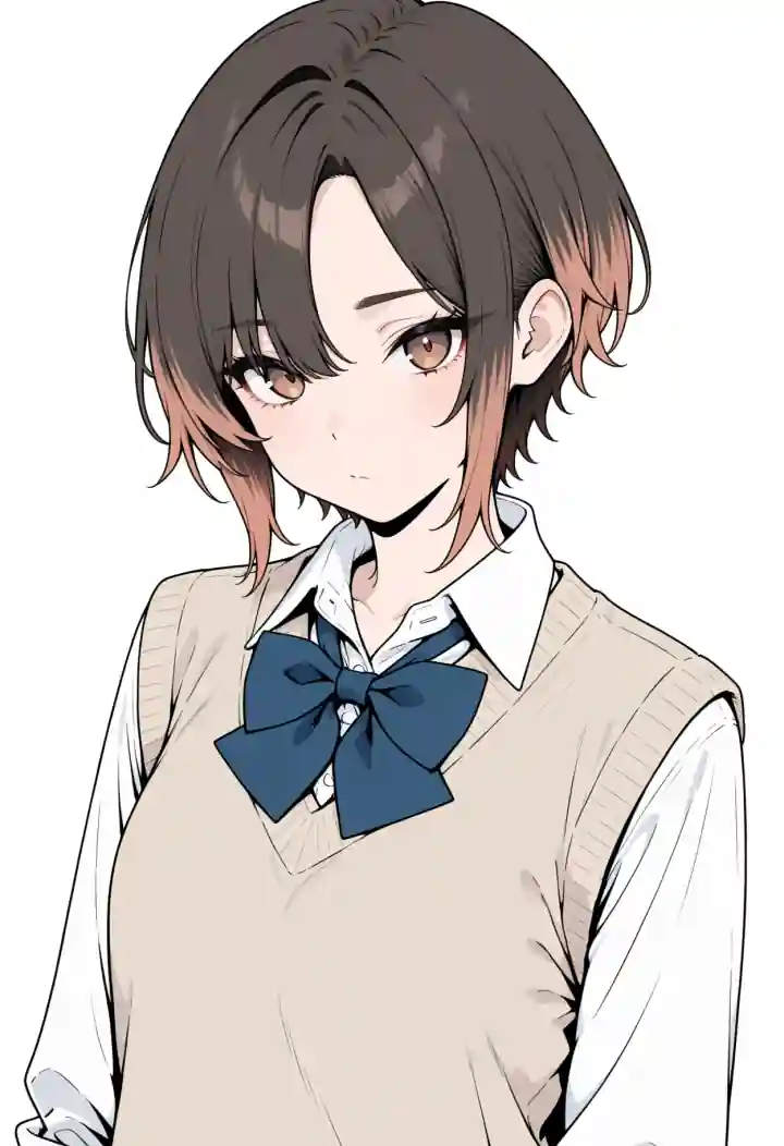 毛先カラー（colored tips）