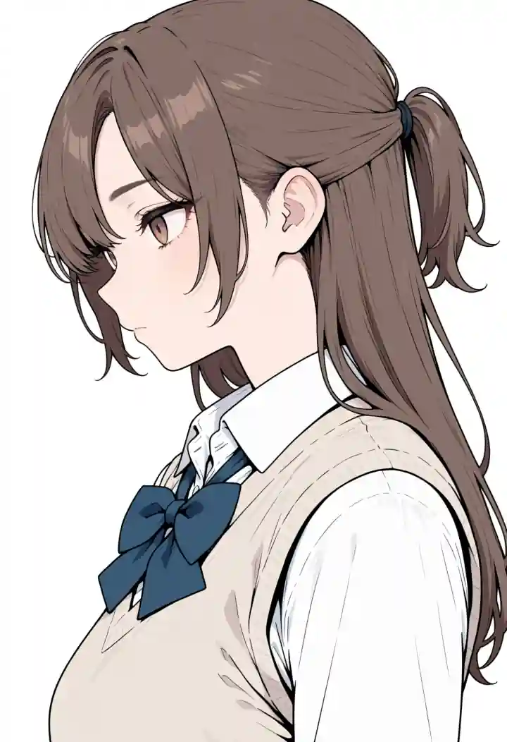 ハーフアップ（half updo）