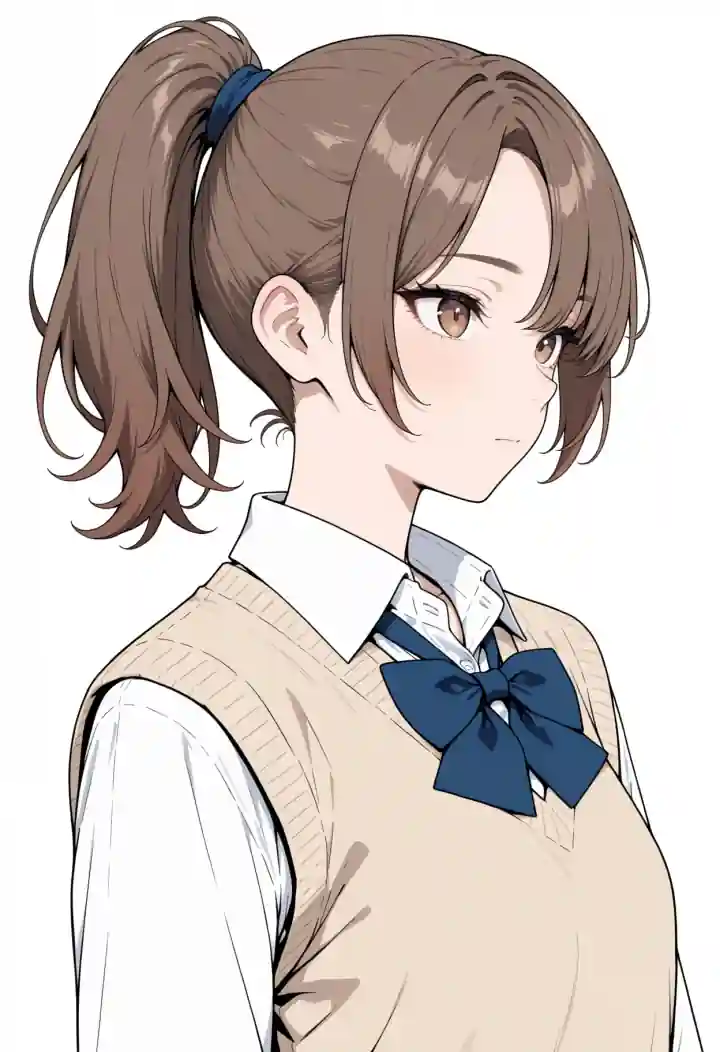 ハイポニー（high ponytail）