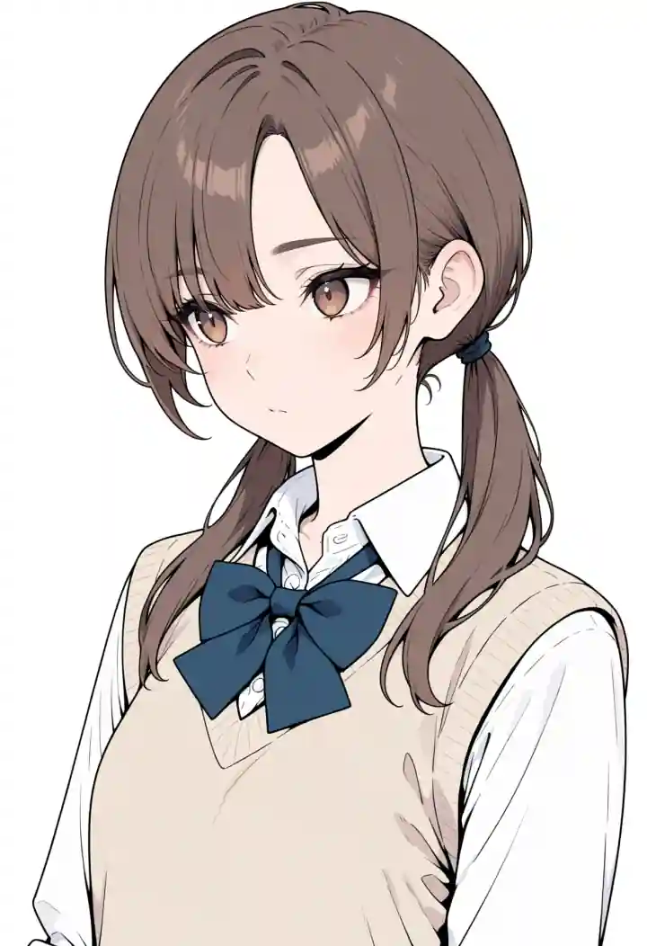 低い位置のツインテール（low twintails）