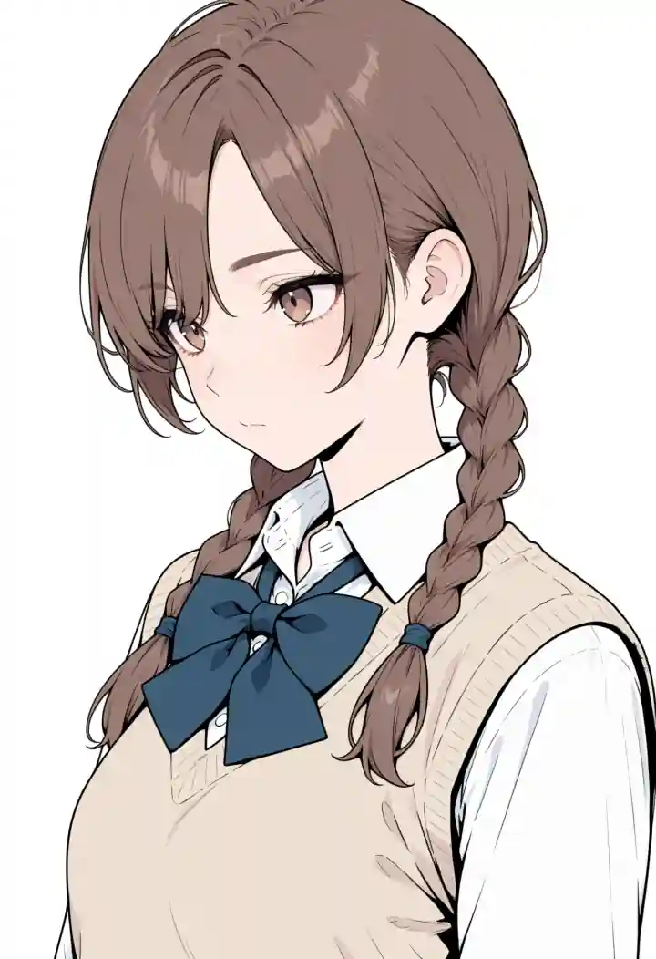 二つ編み（twin braids）