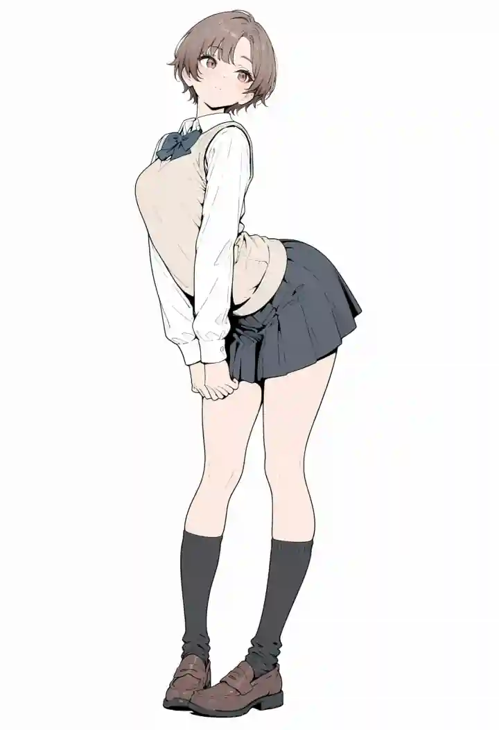 背中を反らす（arched back）
