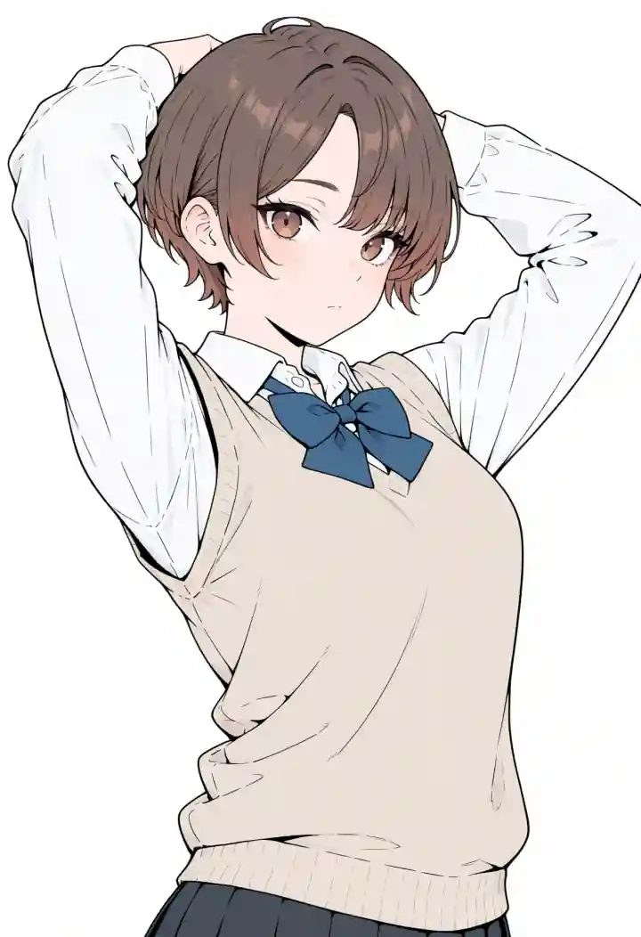 両手を上げる（arms up）