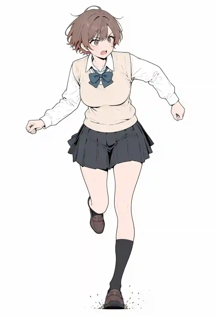 逃げる（fleeing）