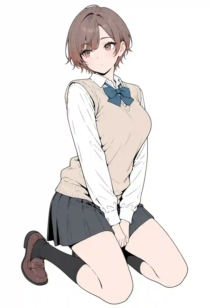 ひざまずく（kneeling）