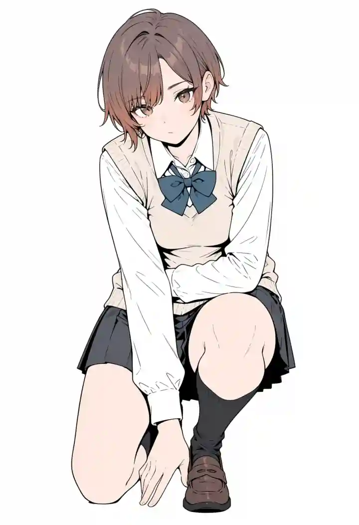 片膝をつく（on one knee）