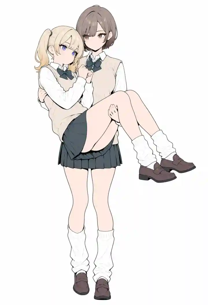 お姫様抱っこ(princess carry)