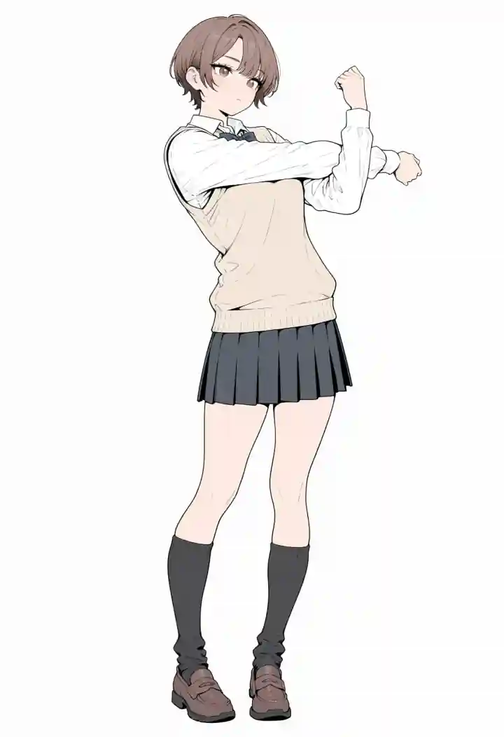 伸びをする（stretching）